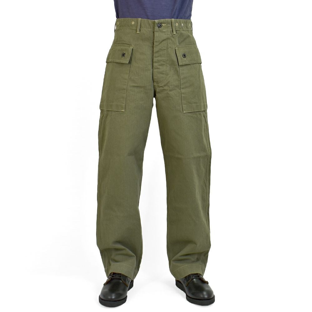 コリンボ (COLIMBO) USMC P-44 HBT UTILITY TROUSERS =PLAIN= トレンチ