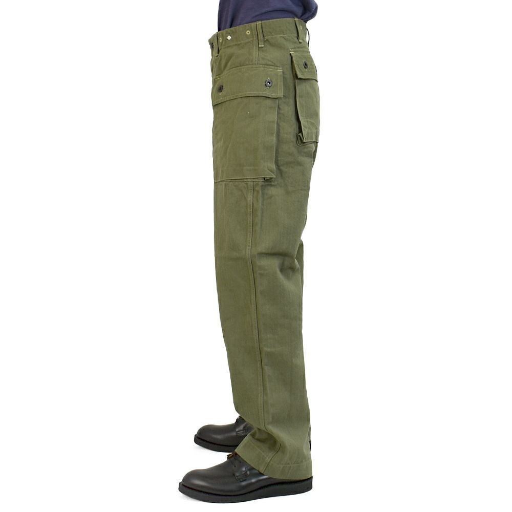 コリンボ (COLIMBO) USMC P-44 HBT UTILITY TROUSERS =PLAIN= トレンチ