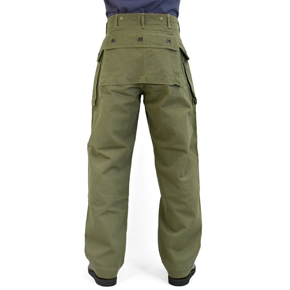 コリンボ (COLIMBO) USMC P-44 HBT UTILITY TROUSERS =PLAIN= トレンチ