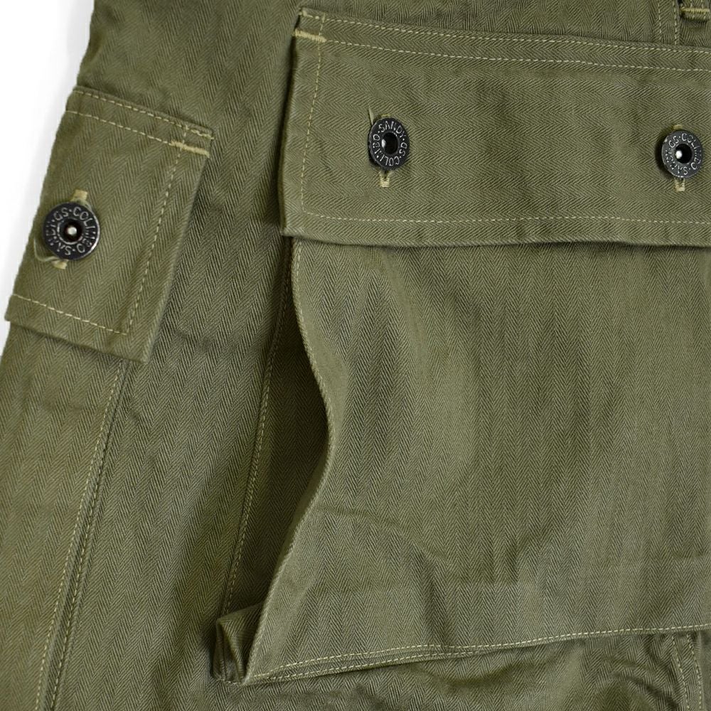 コリンボ (COLIMBO) USMC P-44 HBT UTILITY TROUSERS =PLAIN= トレンチディガー ヘリンボントラウザース モンキーパンツ ZA-0212