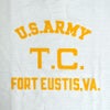 ウエアハウス (WAREHOUSE) Lot 4601 FORT EUSTIS 半袖プリントTシャツ フロッキープリント 4601