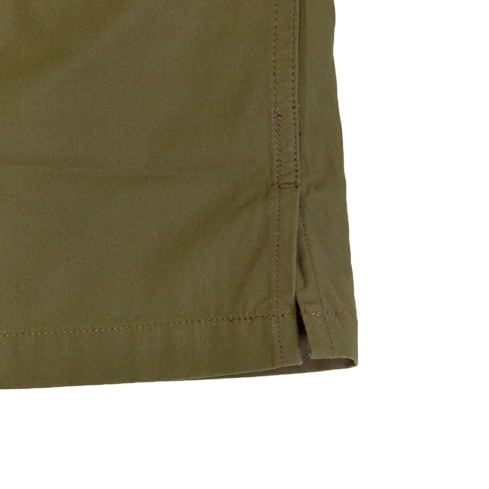 フリーホイーラーズ (FREEWHEELERS) -BUCKET HEAD- Brucie SHORT SLEEVE SHIRT 1960s~ STYLE WORK SHIRT Vintage Style Hard Twist Yarn Higt Density Gabardine DARK OLIVE メカニックシャツ 半袖プリントシャツ ワークシャツ 2523008