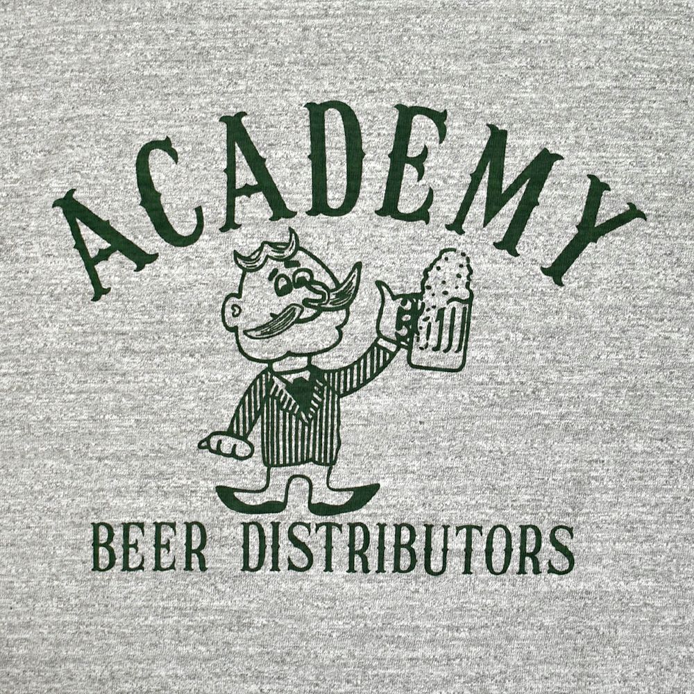 JOHN GLUCKOW (ジョングラッコー) Lot JG-CS06 Academy Beer Distributors T 半袖プリントTシャツ