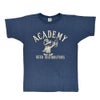 JOHN GLUCKOW (ジョングラッコー) Lot JG-CS06 Academy Beer Distributors T 半袖プリントTシャツ フェードブルー