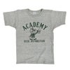 JOHN GLUCKOW (ジョングラッコー) Lot JG-CS06 Academy Beer Distributors T 半袖プリントTシャツ 杢グレー