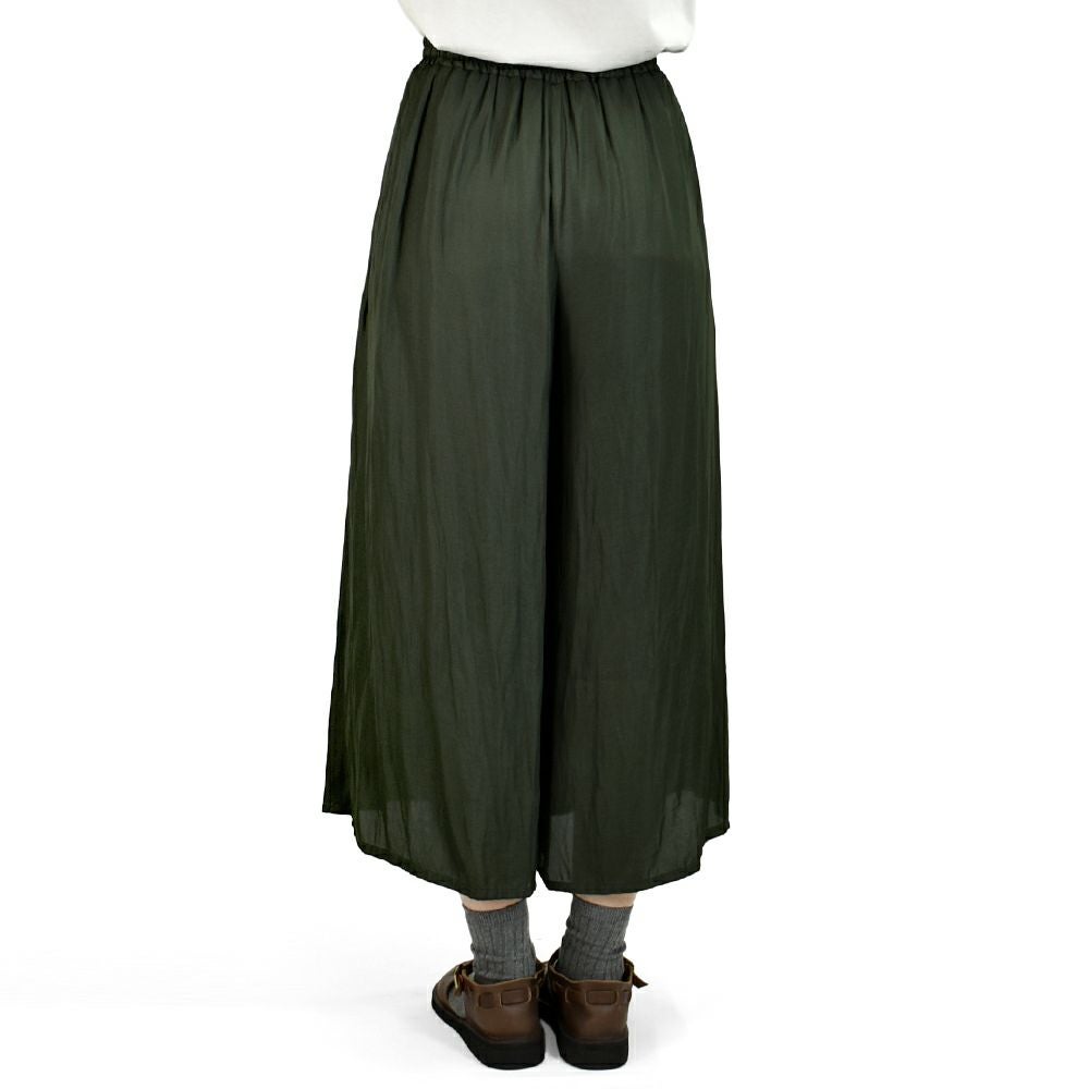 ソソット (sosotto) アンティークサテンギャザーワイドパンツ ペチパンツ 42552116