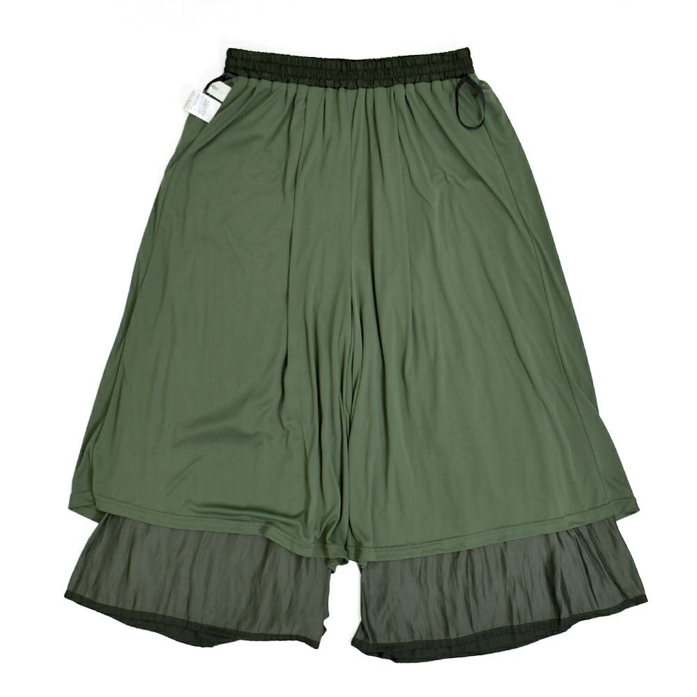 ソソット (sosotto) アンティークサテンギャザーワイドパンツ ペチパンツ 42552116