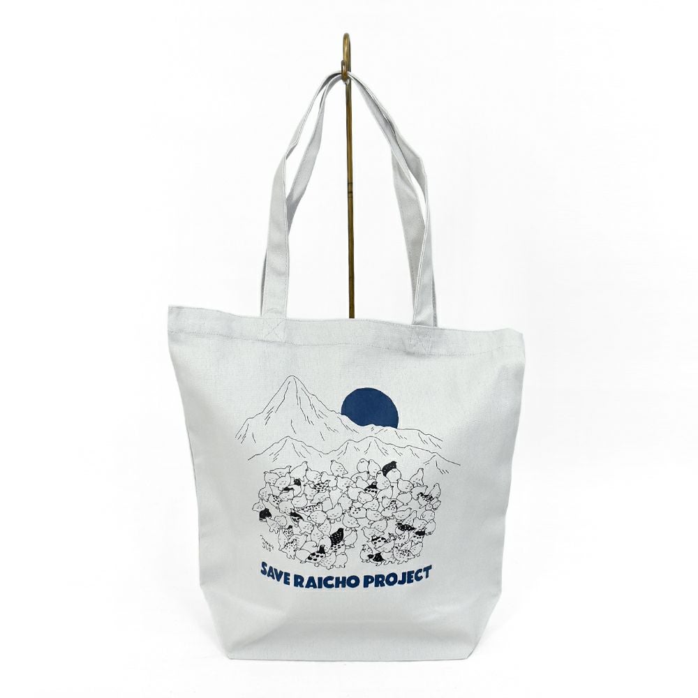 マーブルシュッド (marble SUD) LOTS raicho トートバッグ エコバッグ ライチョウ保護スクラムプロジェクト 長野県 08FF003321