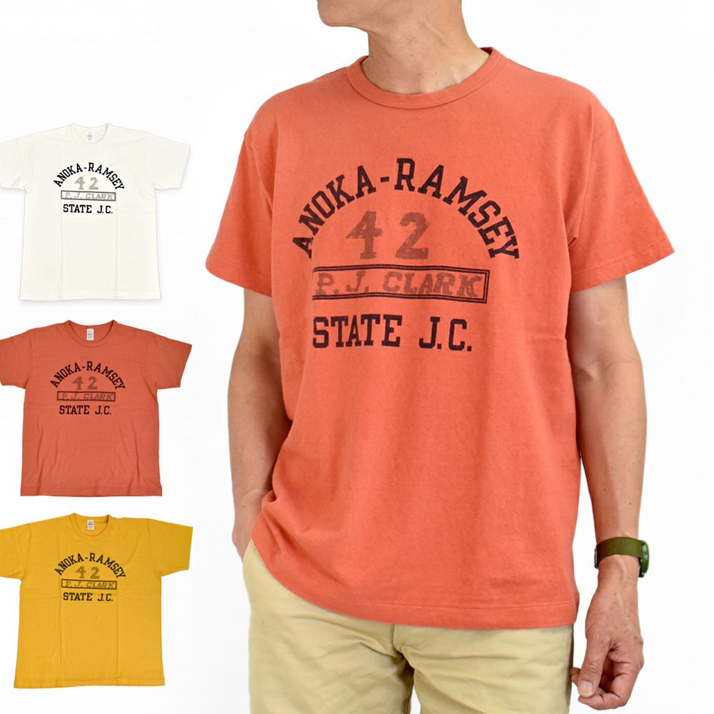 ウエアハウス (WAREHOUSE) Lot 4064 ANOKA-RAMSEY 半袖プリントTシャツ セコハン 4064