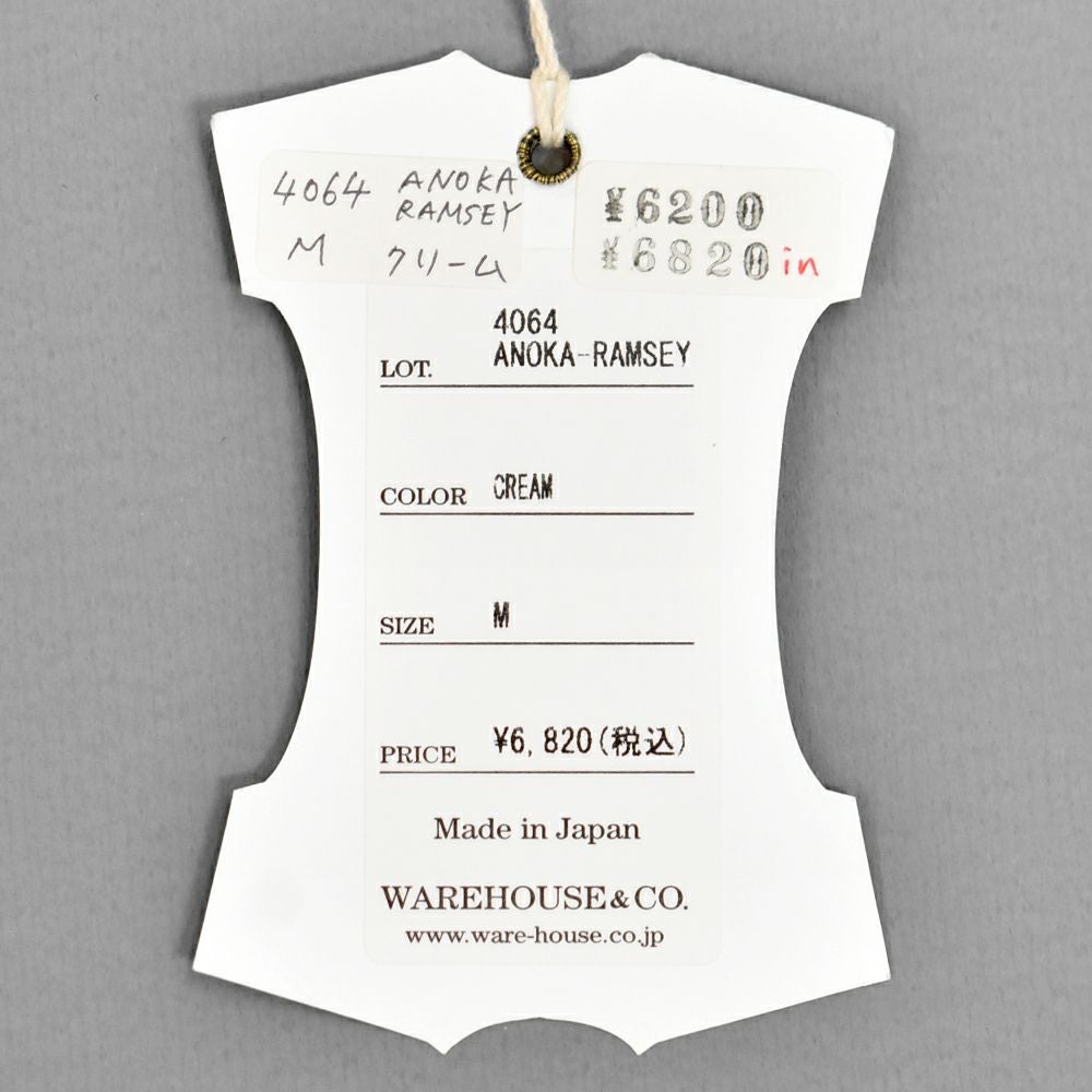 ウエアハウス (WAREHOUSE) Lot 4064 ANOKA-RAMSEY 半袖プリントTシャツ セコハン 4064