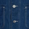 カフェッティ (Cafetty) ロングカバーオール デニムジャケット ノーカラージャケット CF-7194