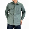 コリンボ (COLIMBO) BUTTE WORK SHIRT "HEATHER CHAMBRAY" ビュート ワークシャツ 長袖シャンブレーシャツ 杢シャン ZA-0309