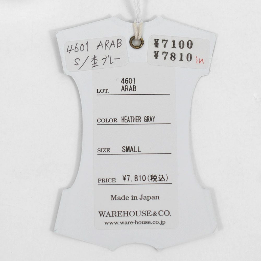 ウエアハウス (WAREHOUSE) Lot 4601 ARAB 半袖プリントTシャツ 4601