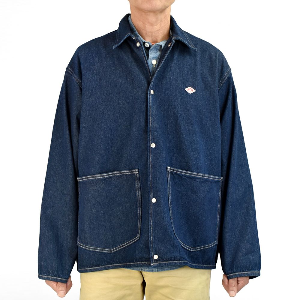セール】ダントン (DANTON) MEN'S DENIM SHIRT JACKET COVERALL SHIRT