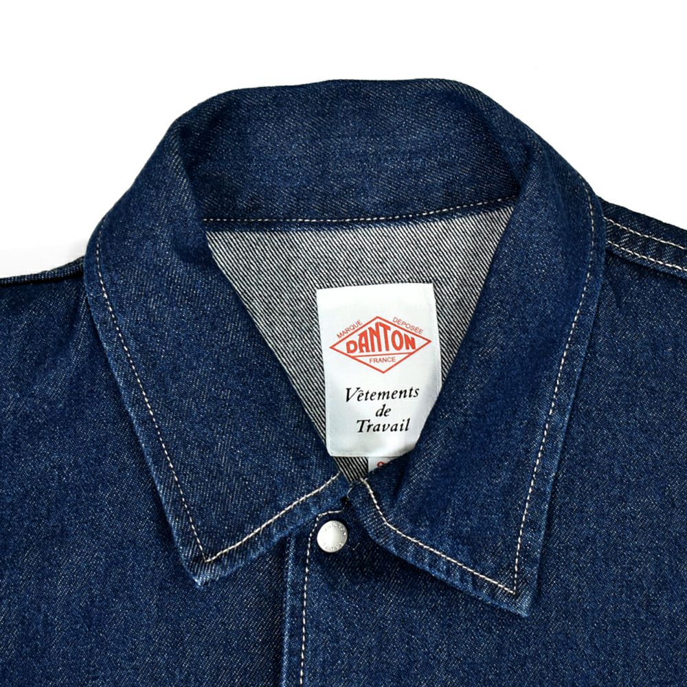 セール】ダントン (DANTON) MEN'S DENIM SHIRT JACKET COVERALL SHIRT