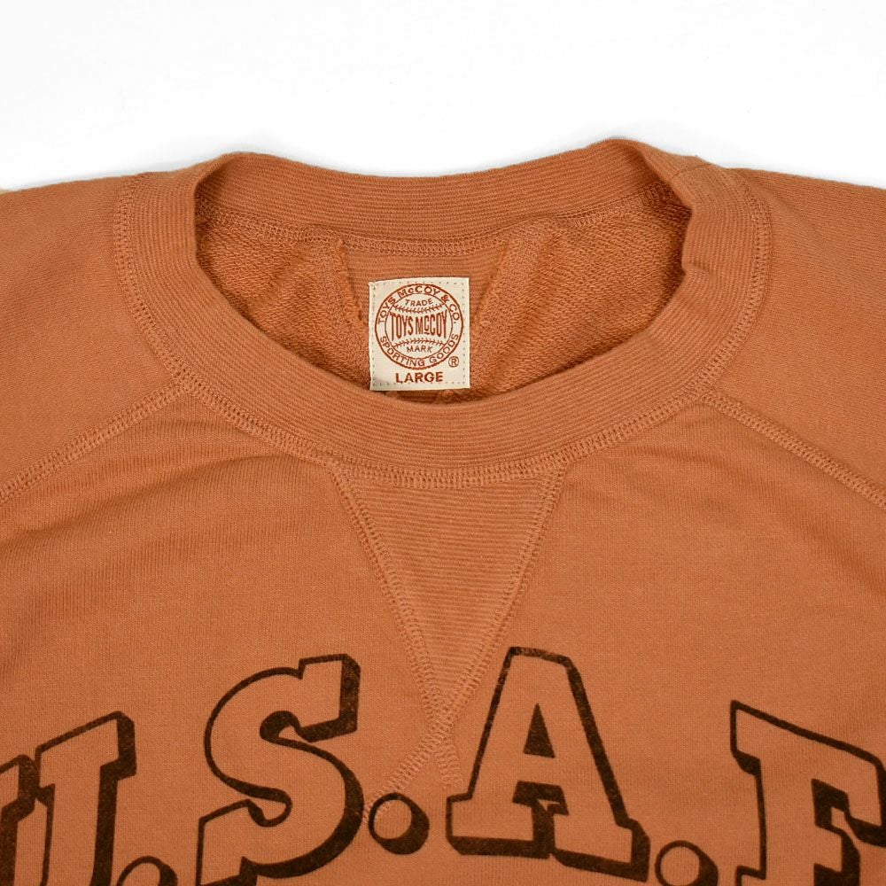 トイズマッコイ (TOYS McCOY) GARMENT DYING SWEAT SHIRT SNOOPY -U.S.A.F. FLYING ACE- 長袖プリントスウェットシャツ スヌーピー TMC2550