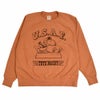 トイズマッコイ (TOYS McCOY) GARMENT DYING SWEAT SHIRT SNOOPY -U.S.A.F. FLYING ACE- 長袖プリントスウェットシャツ スヌーピー TMC2550 091.CARROT