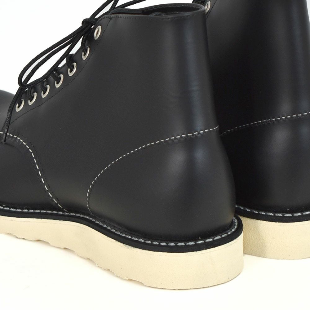 レッドウィング (RED WING) 6-INCH CLASSIC ROUND 6インチ クラシックラウンド ブラッククローム レザーワークブーツ 靴 8165