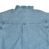 ケレン (KELEN) -SYNTH- FRILL DESIGN DENIM SHIRT 長袖フリルシャンブレーシャツ デニムシャツ LKL25FBL2253