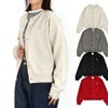 ダントン (DANTON) WOMEN'S LAMBSWOOL CREW NECK KNIT CARDIGAN 長袖ニットカーディガン DT-D0031LMW