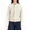 ダントン (DANTON) WOMEN'S LAMBSWOOL CREW NECK KNIT CARDIGAN 長袖ニットカーディガン DT-D0031LMW