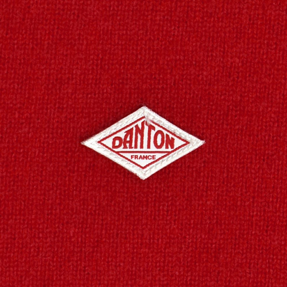 ダントン (DANTON) WOMEN'S LAMBSWOOL CREW NECK KNIT CARDIGAN 長袖ニットカーディガン DT-D0031LMW