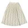 マーブルシュッド (marble SUD) flower language タックスカート 刺繍スカート 07FF073023 72.IVO