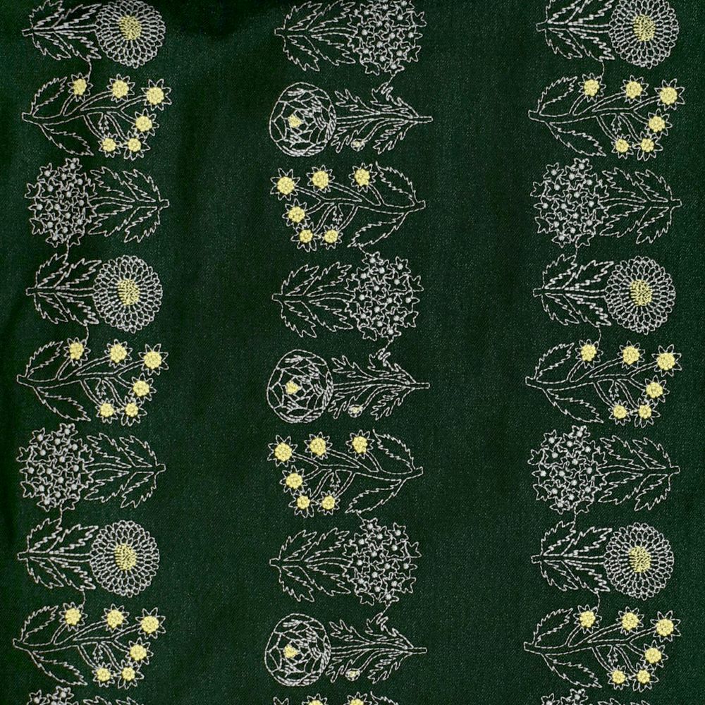 マーブルシュッド (marble SUD) flower language ジップブルゾン ナイロンジャケット 06FF073025