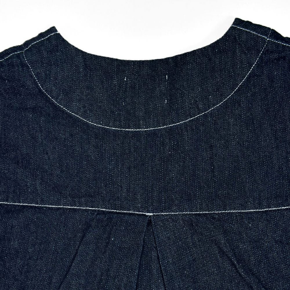 ブリスバンチ (Bliss bunch) ステッチ配色カバーオール デニムジャケット R758-329