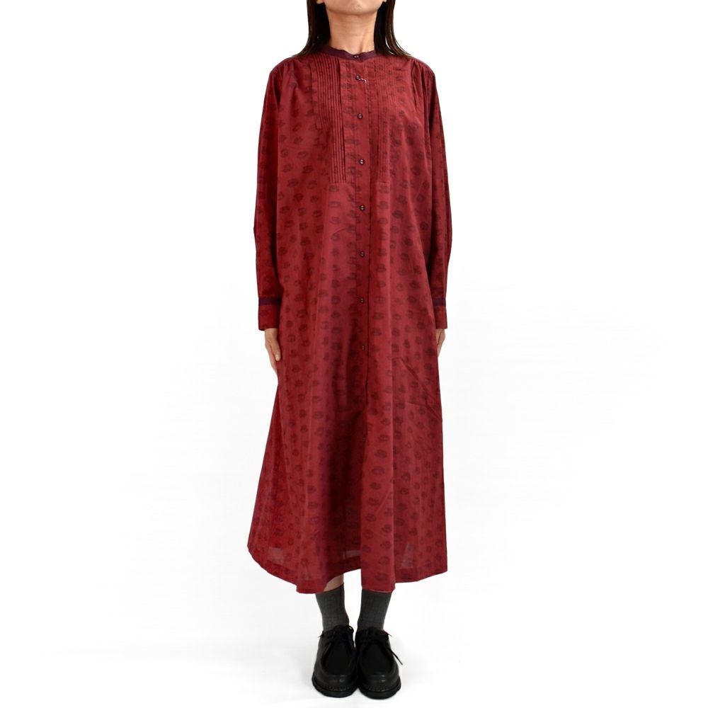 ポンデシャロン (PONT DE CHALONS) ティーカッププリントワンピース (ペチコート付) 前開きノーカラーワンピース 22551528