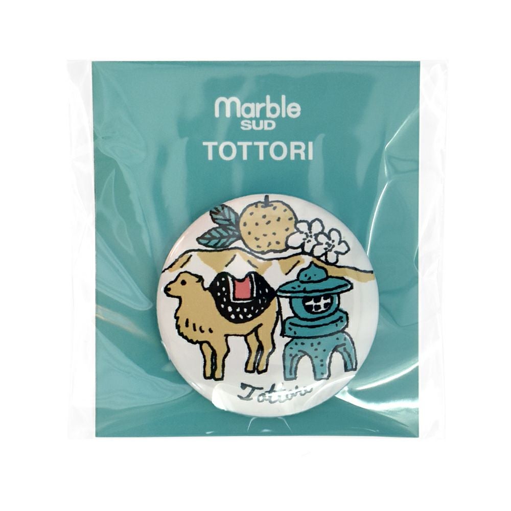 マーブルシュッド (marble SUD) ご当地 バッジ 全国 缶バッジ ご当地バッジ 47都道府県 中国・四国・九州地方 09EA9990 31.Tottori
