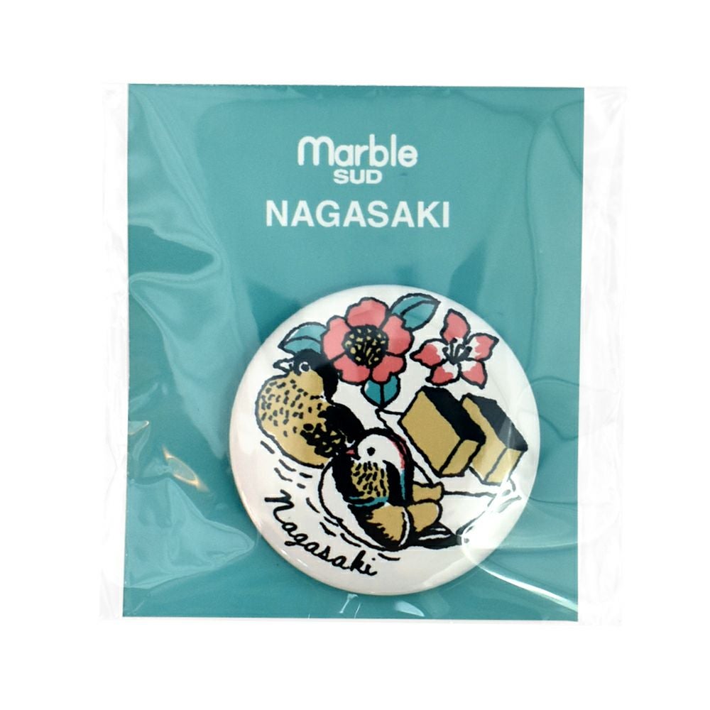 マーブルシュッド (marble SUD) ご当地 バッジ 全国 缶バッジ ご当地バッジ 47都道府県 中国・四国・九州地方 09EA9990 42.Nagasaki