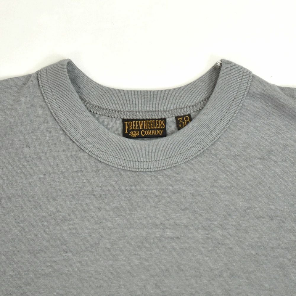 フリーホイーラーズ (FREEWHEELERS) -FUEL- FREEWHEELERS WOVEN LAVEL Vintage Style Light Weight Jersey 半袖プリントTシャツ 2535002