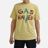 フリーホイーラーズ (FREEWHEELERS) -GAS HAVEN- FREEWHEELERS WOVEN LAVEL Vintage Style Light Weight Jersey 半袖プリントTシャツ 2535003 GOLD MIST