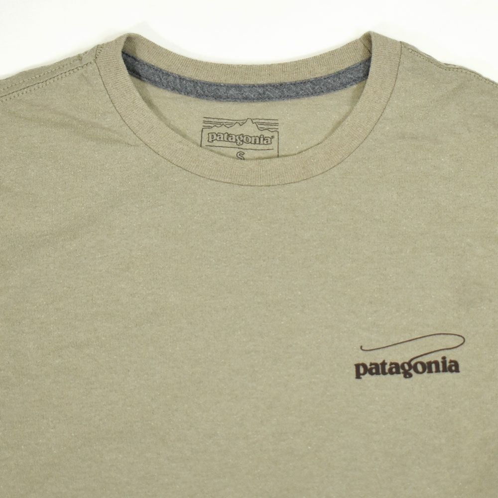 パタゴニア (PATAGONIA) メンズ ロングスリーブ キャスティング ロゴ レスポンシビリティー M's L/S Casting Logo Responsibili-Tee プリント長袖Tシャツ ロンT 37819