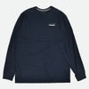 パタゴニア (PATAGONIA) メンズ ロングスリーブ キャスティング ロゴ レスポンシビリティー M's L/S Casting Logo Responsibili-Tee プリント長袖Tシャツ ロンT 37819 SMDB(Smolder Blue)