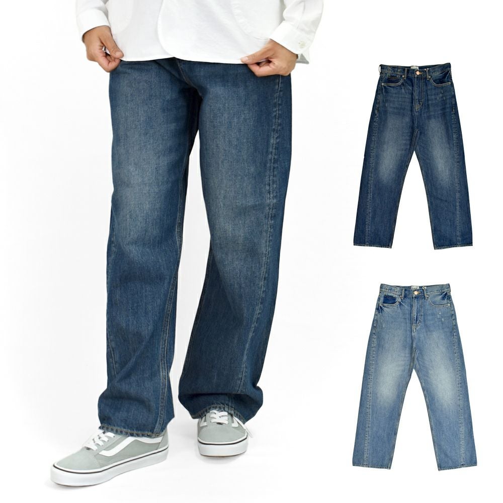 カフェッティ(Cafetty)こしばきリメイク デニムパンツ ジーンズ ジーパン CF-0598