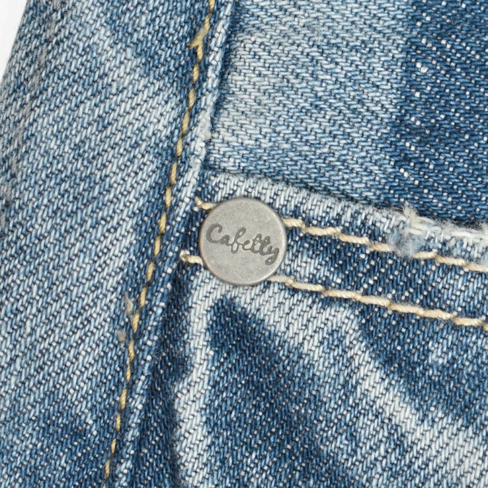 カフェッティ (Cafetty) こしばきリメイク デニムパンツ ジーンズ ジーパン CF-0598