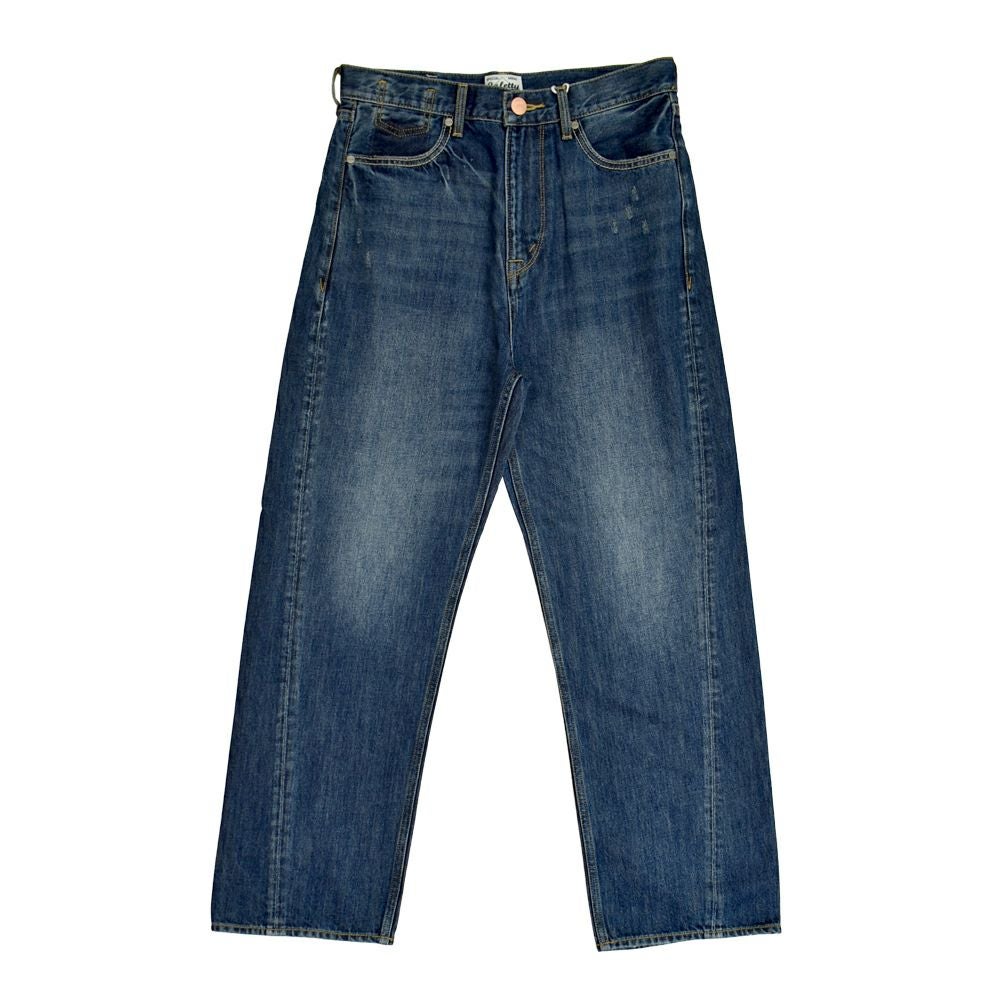 カフェッティ (Cafetty) こしばきリメイク デニムパンツ ジーンズ ジーパン CF-0598 R5.濃色USED