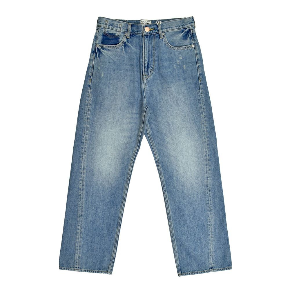 カフェッティ (Cafetty) こしばきリメイク デニムパンツ ジーンズ ジーパン CF-0598 L5.淡色USED