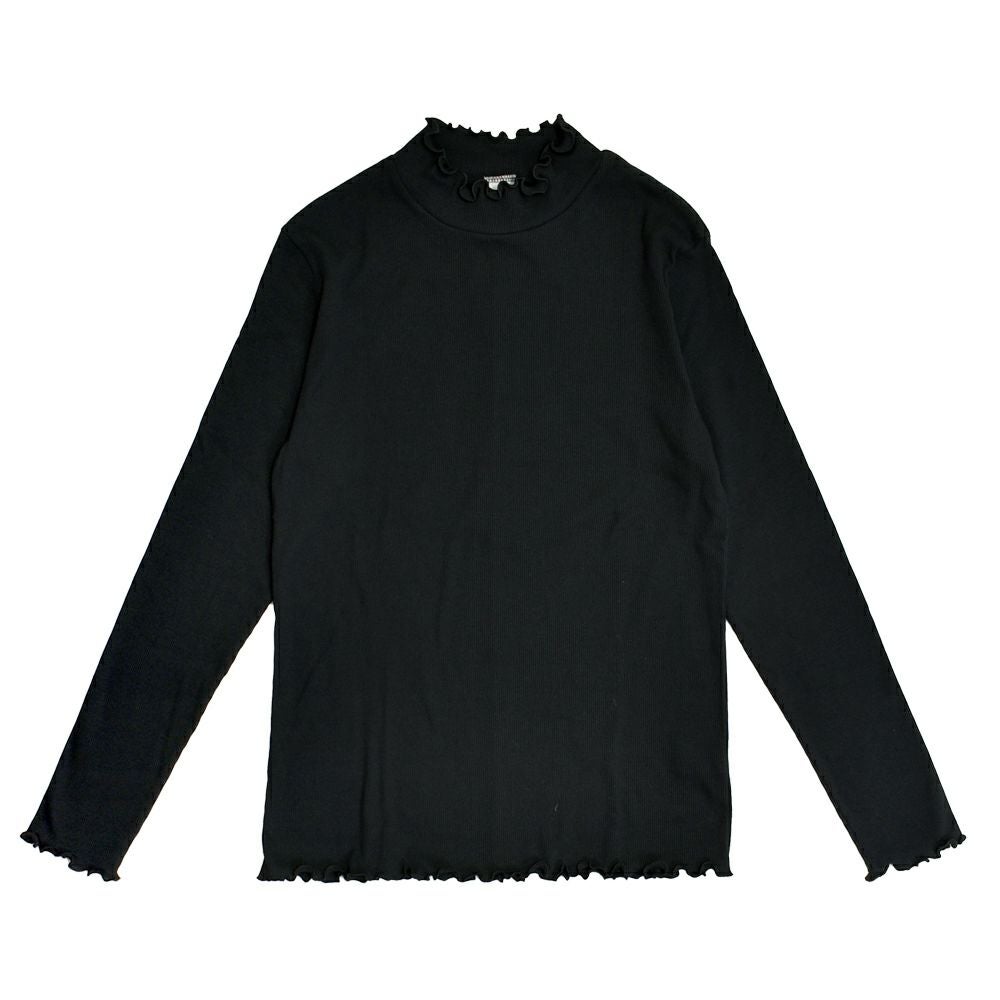 ポンデシャロン (PONT DE CHALONS) 【日本製】コットンテレコハイネックプルオーバー 長袖カットソー インナー 重ね着 22553712 19.ブラック