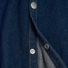 ダントン (DANTON) WOMEN'S DENIM COLLARLESS JACKET CREW NECK JACKT デニムジャケット ノーカラージャケット 襟なし DT-B0397DNS