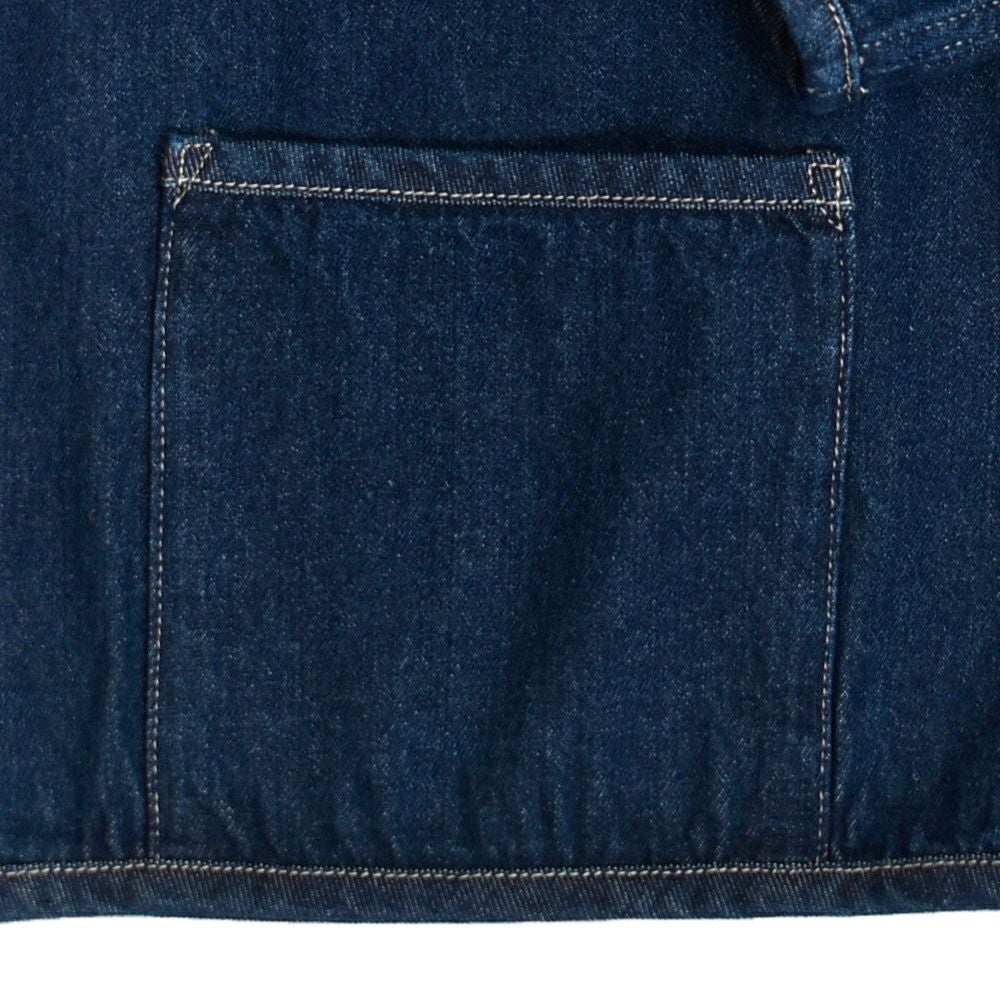 ダントン (DANTON) WOMEN'S DENIM COLLARLESS JACKET CREW NECK JACKT デニムジャケット ノーカラージャケット 襟なし DT-B0397DNS