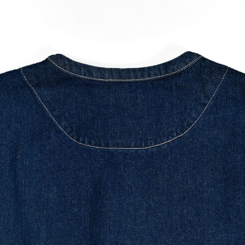 セール】ダントン (DANTON) WOMEN'S DENIM COLLARLESS JACKET CREW