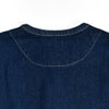 ダントン (DANTON) WOMEN'S DENIM COLLARLESS JACKET CREW NECK JACKT デニムジャケット ノーカラージャケット 襟なし DT-B0397DNS