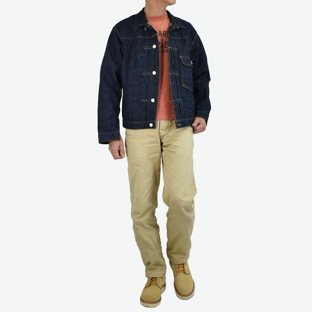 ウエアハウス (WAREHOUSE) Lot DD-2001 (T BACK STYLE) ONE WASH デニムジャケット ジージャン