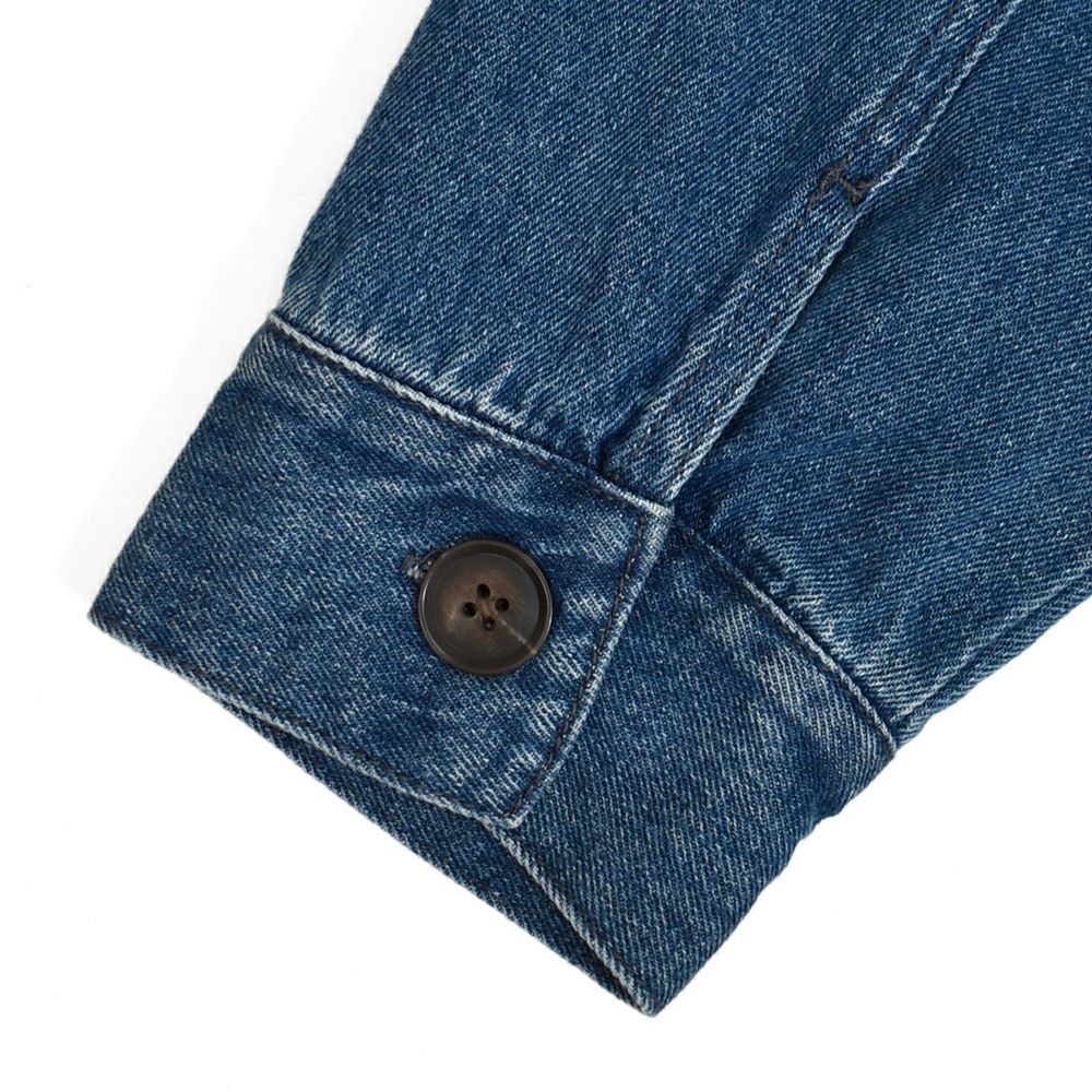 セール】ケレン (KELEN) -KIKO- FLAP DESIGN MAO COLLAR DENIM JACKET