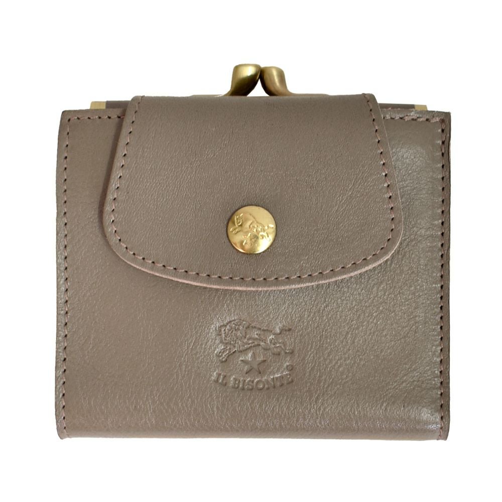 イルビゾンテ (IL BISONTE) 2つ折りウォレット レザーウォレット 財布 がま口 54202-3-09640 54202309640 18.グレー