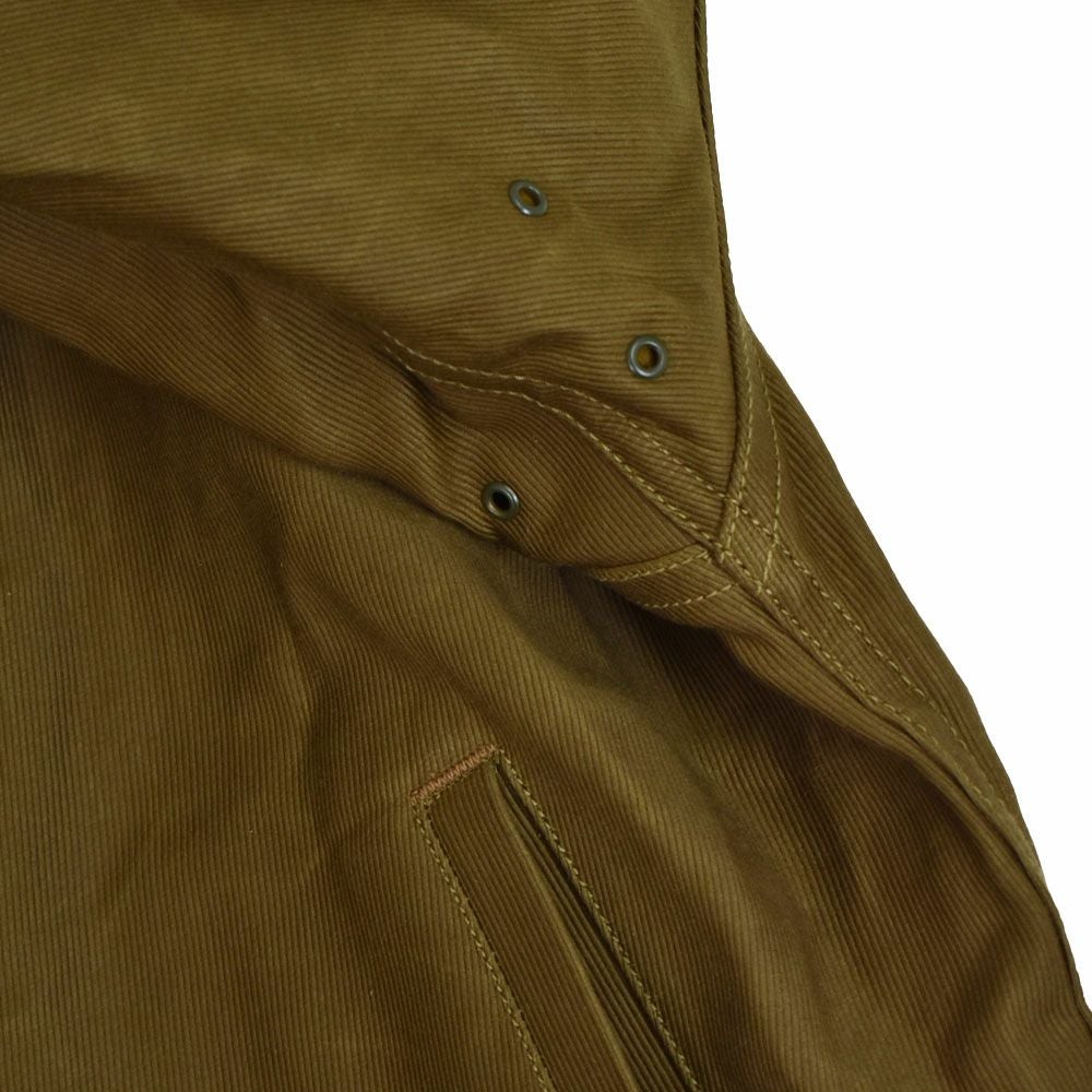 フリーホイーラーズ (FREEWHEELERS) NAVY DEPARTMENT JACKET, DECK,ZIP TYPE N-1 1940s MILITARY CLOTHING DARK KHAKI BEIGE：NXS1404 Original Jungle Cloth Paraffin Coating デッキジャケット アウター コート 2531001