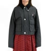 ダントン (DANTON) WOMEN'S NYLON TAFFETA SHORT JACKET ナイロンハンティングジャケット コート DT-0522NTF